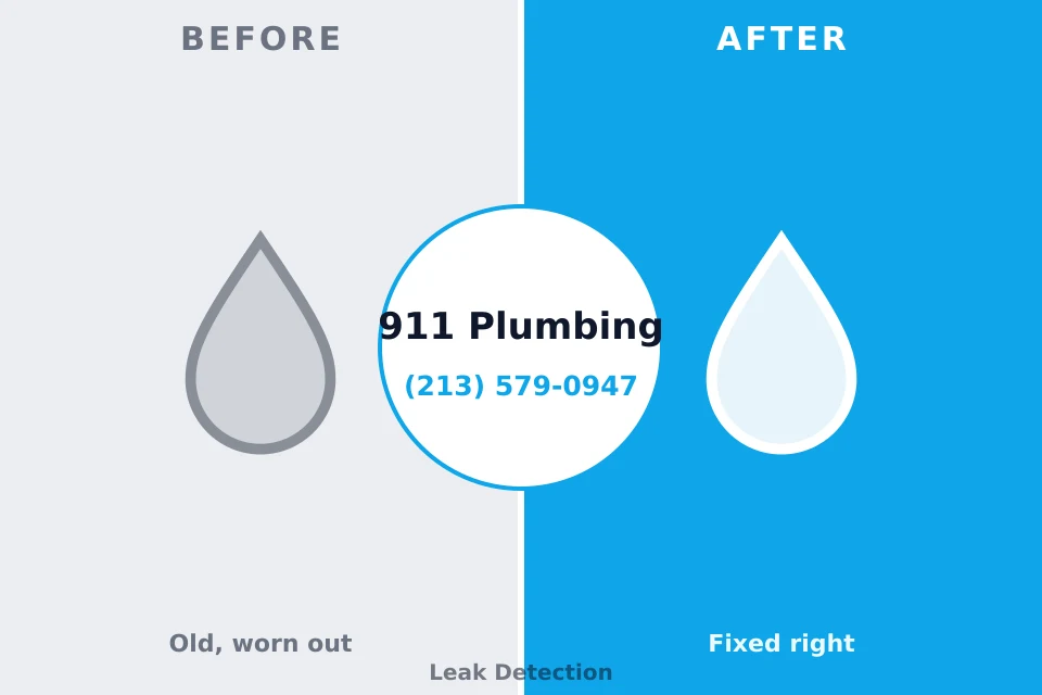 Before and after: plumbing repair Jerseyville, IL